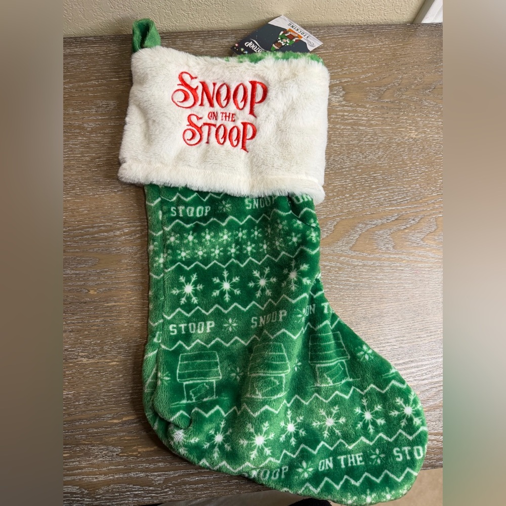 Snoop Dogg Snoop on The Stoop Green Stocking, 18 inches